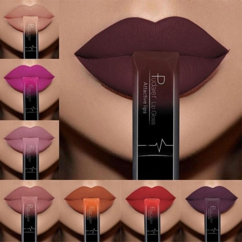 Makeup matte lip gloss lipstick Makeup matte lip gloss lipstick